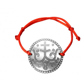 Браслет-шнурок «Процветший крест»