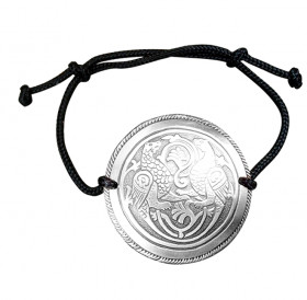 Браслет-шнурок «Симарглы». Тиснение