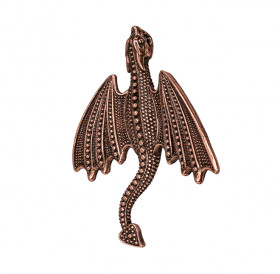 Брошь-подвеска "Летящий дракон"