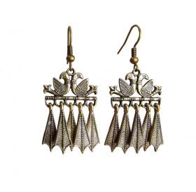 Серьги «Пара голубей»