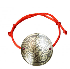 Браслет-шнурок «Трехногий коловрат». Тиснение