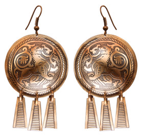 Серьги шумящие «Суздальский лев»