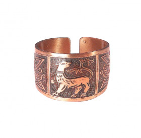 Кольцо «Зверь с процветшим хвостом»