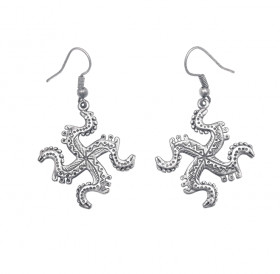 Серьги прорезные «Солнцеворот»