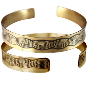 Браслет вогнутый «Северное море»