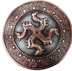 Фибула литая «Солнцеворот»