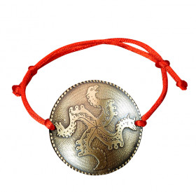 Браслет-шнурок «Солнцеворот». Тиснение