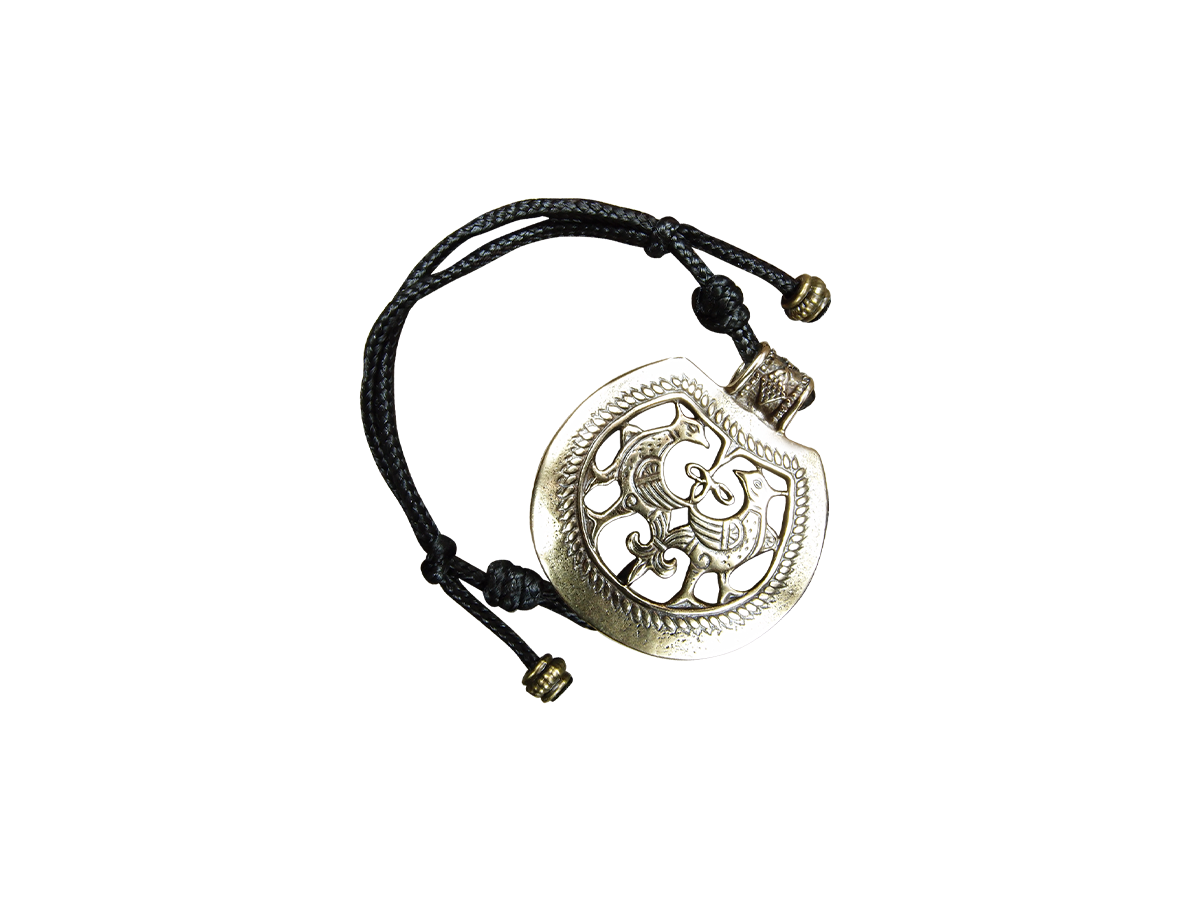 Браслет-шнурок «Пара мирных птиц»