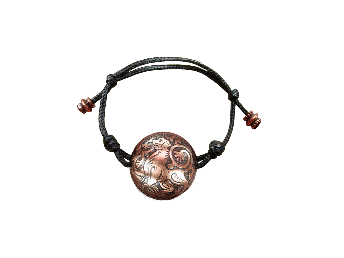 Браслет-шнурок сферический «Суздальский лев»