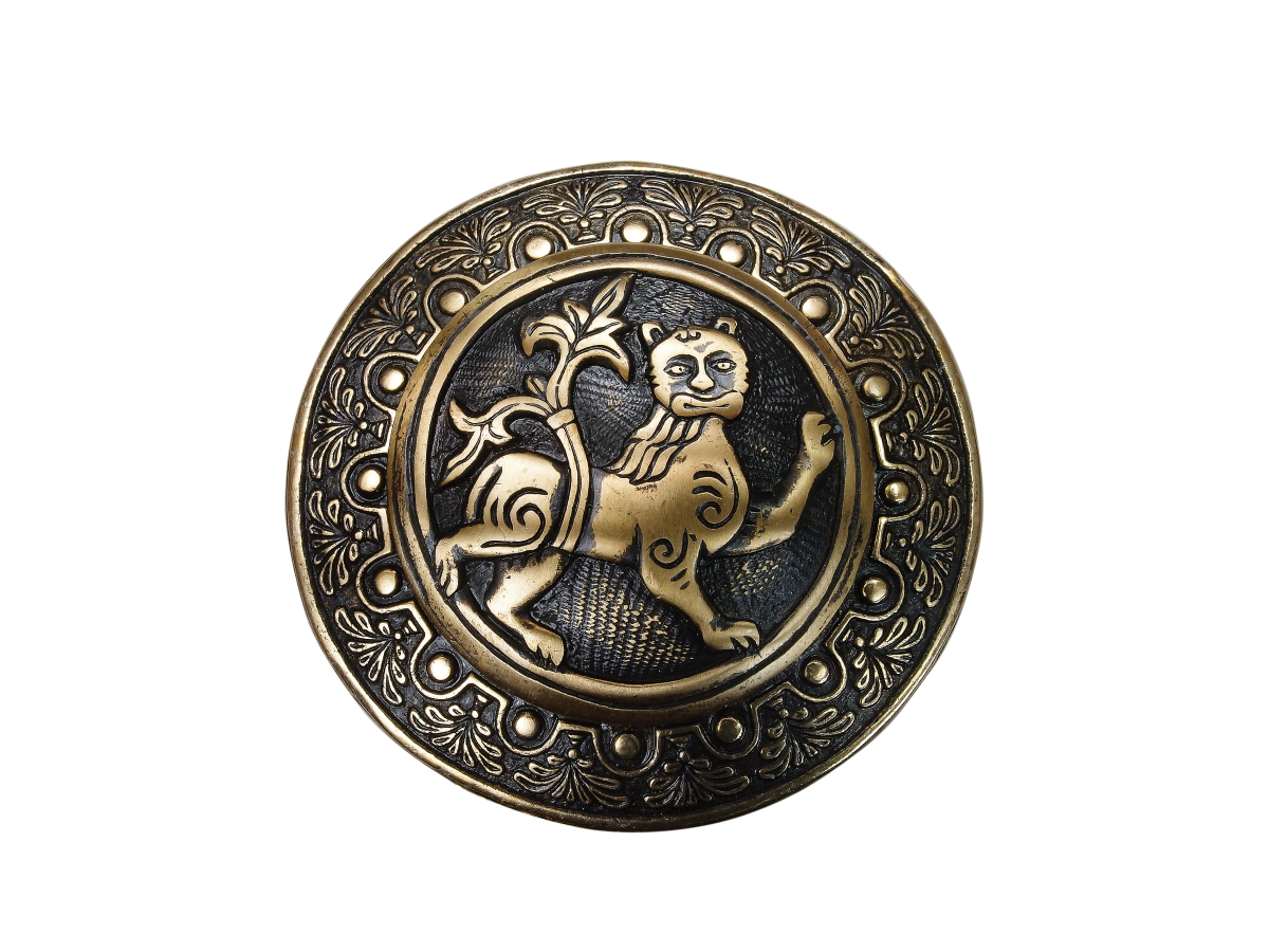 Фибула литая «Могучий лев»