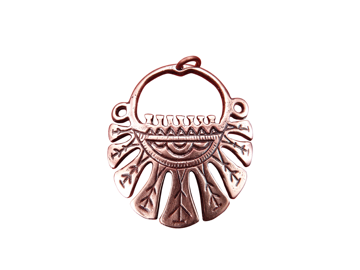 Девятилопастное височное кольцо