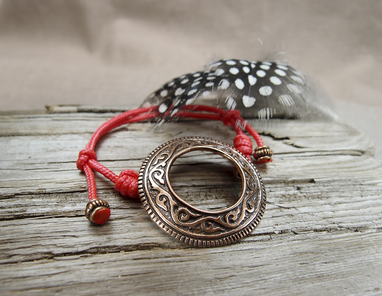 Браслет-шнурок трансформер «Новгородский кольцевидный»