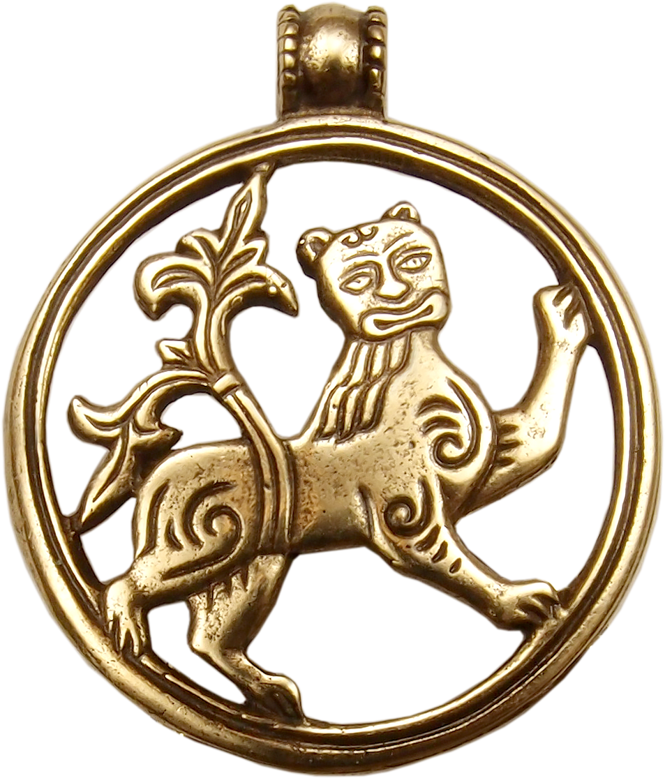 Подвеска прорезная «Могучий лев»