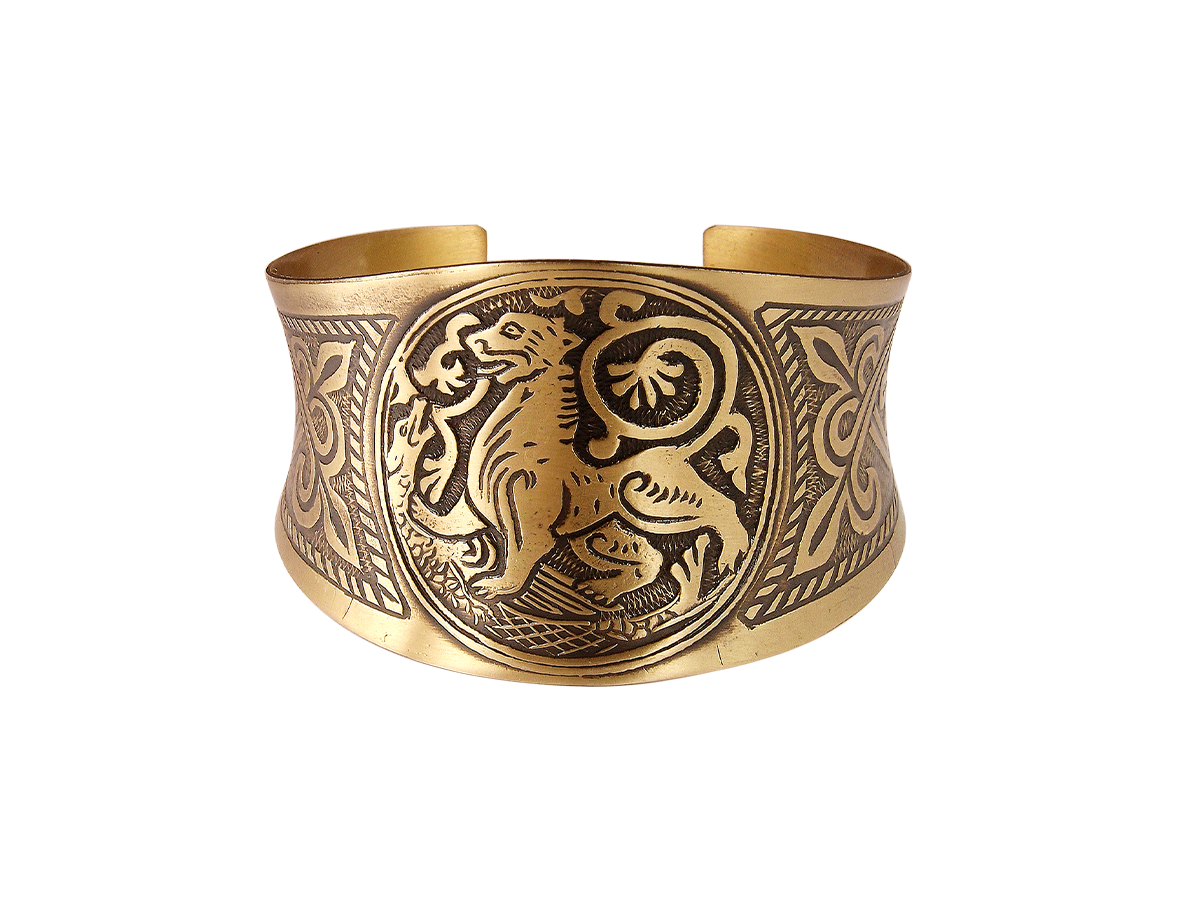 Браслет вогнутый «Суздальский лев»