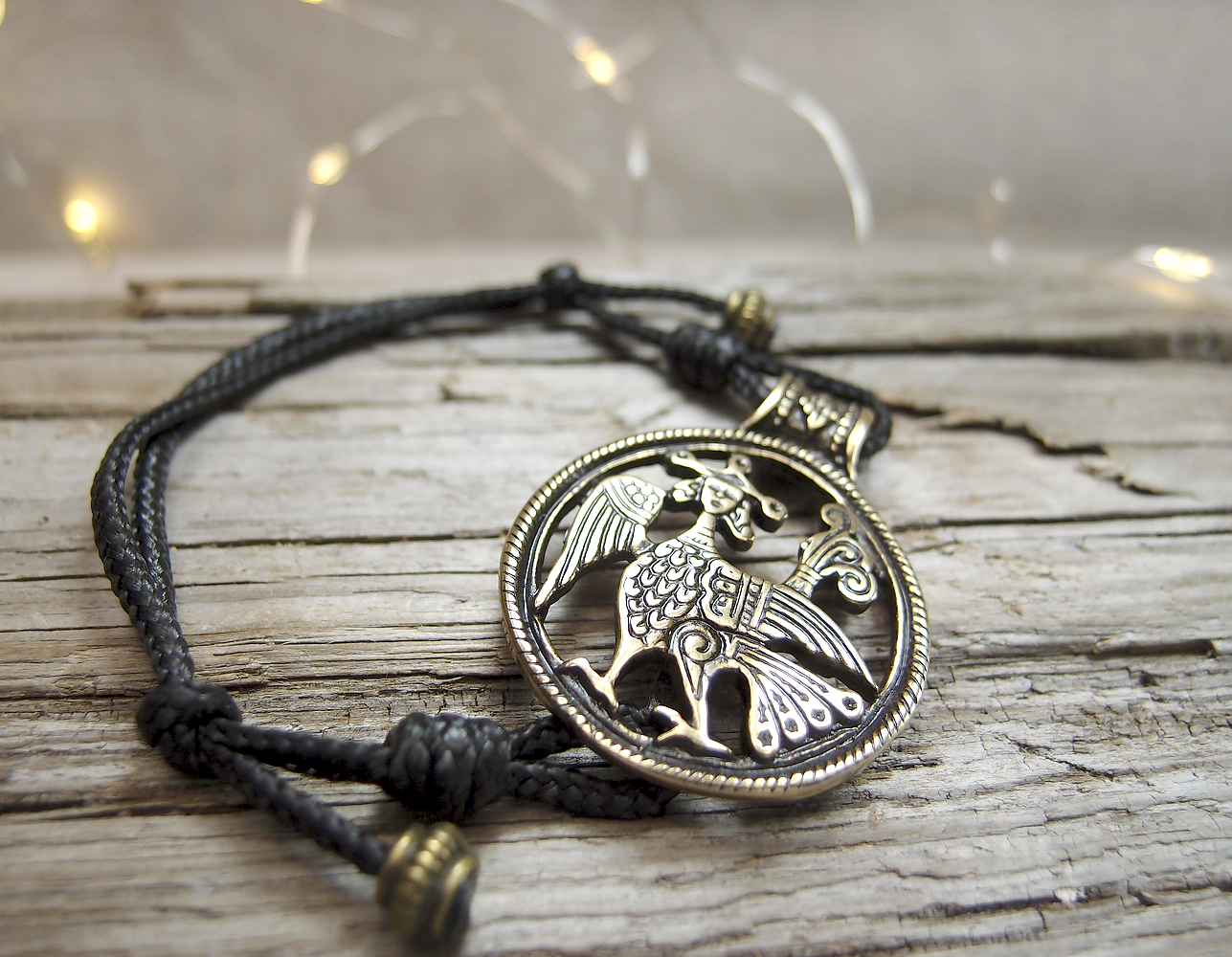 Браслет-шнурок трансформер «Алконост»