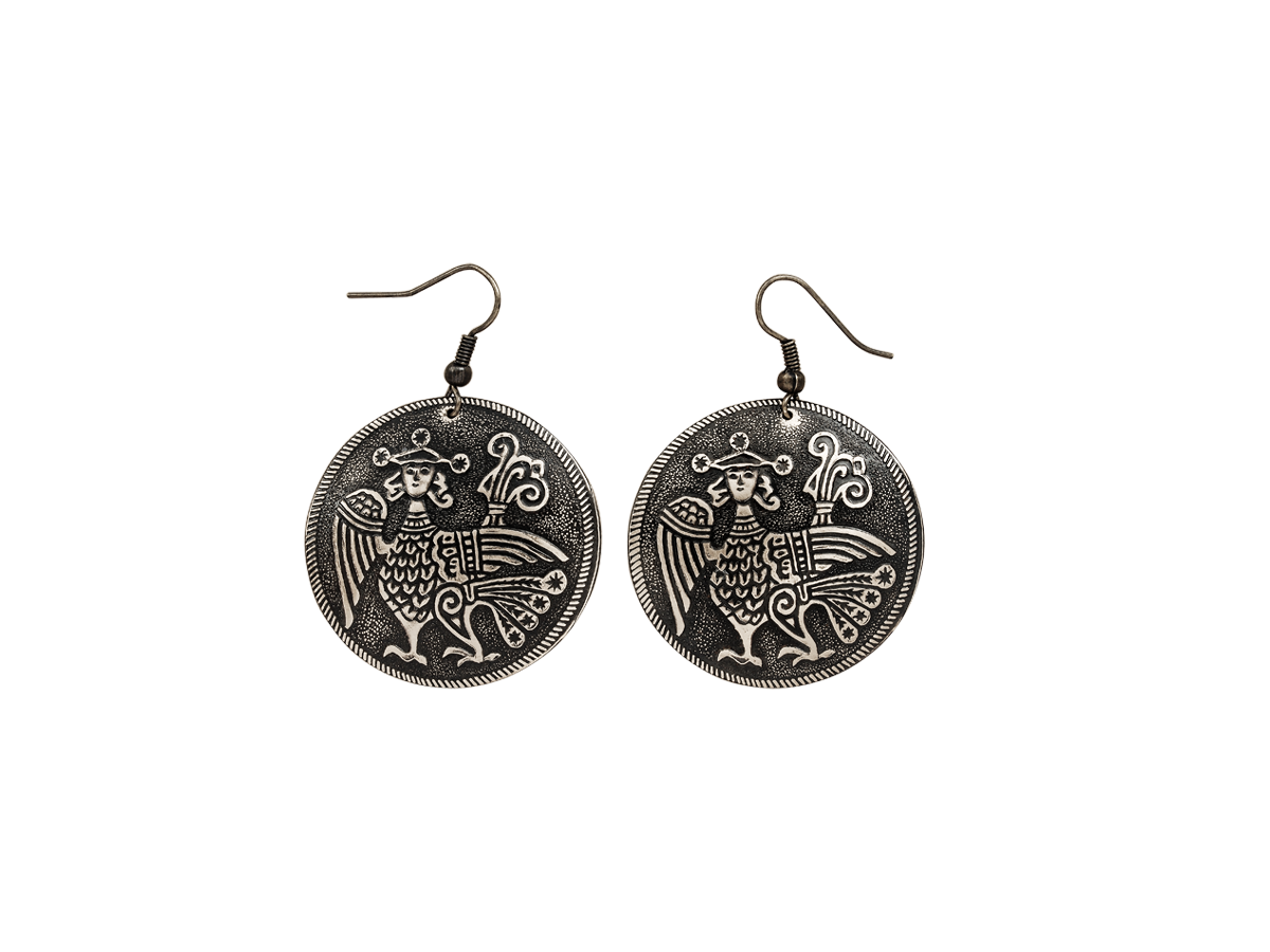 Серьги «Алконост»