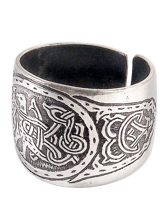 Кольцо «Птица с переплетенным хвостом»