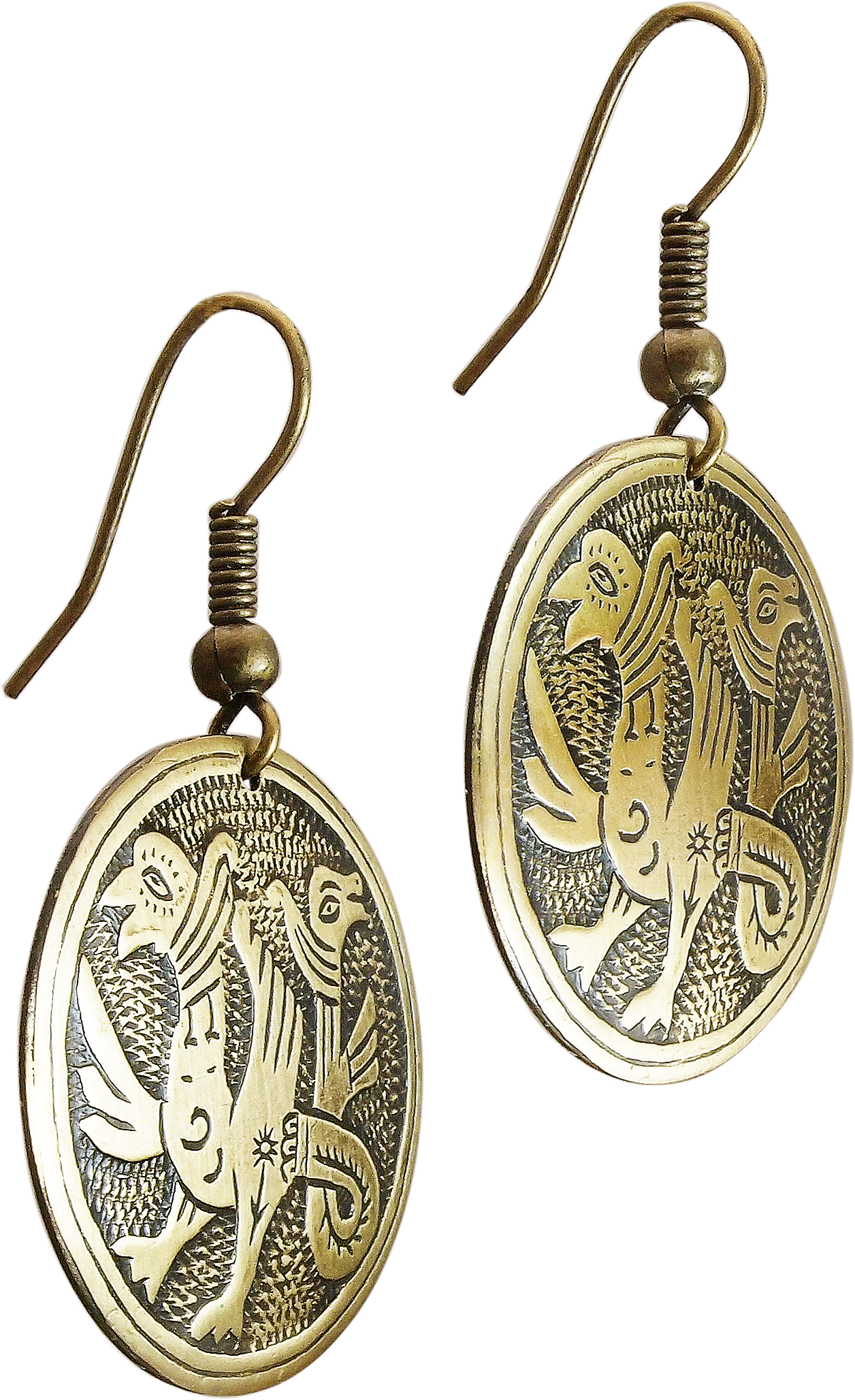 Серьги «Двуглавые грифоны»