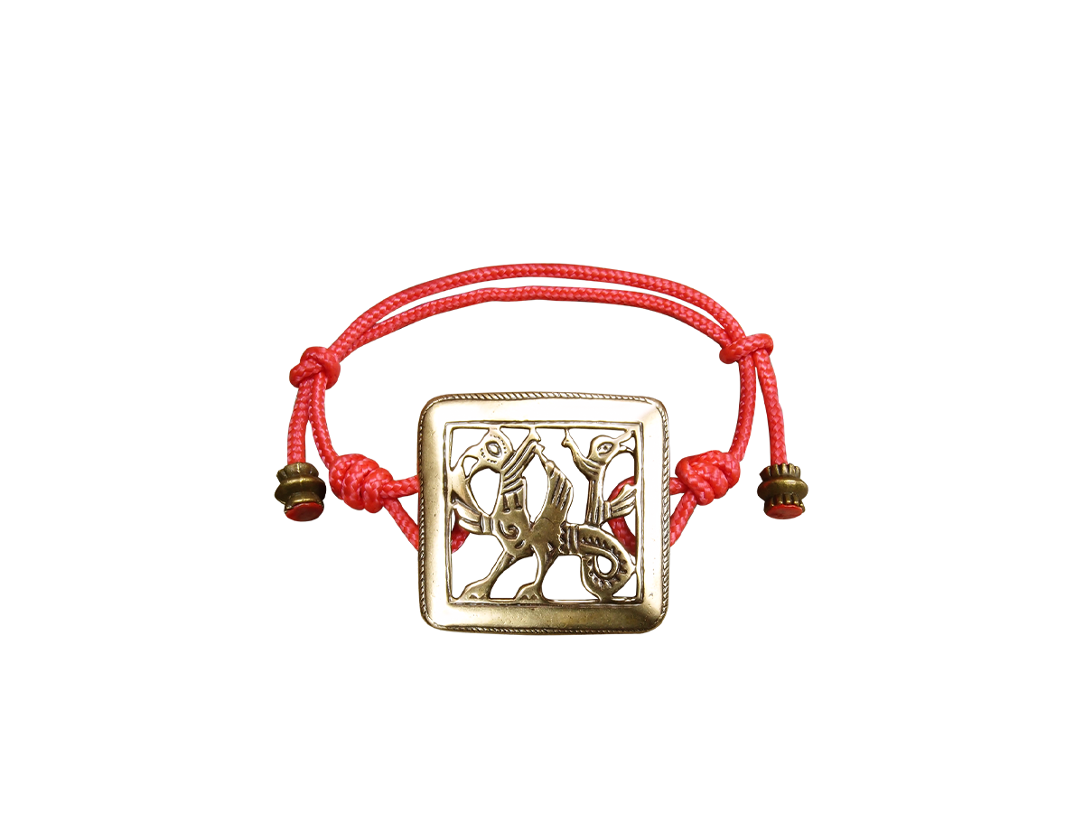 Браслет-шнурок «Двуглавый грифон»