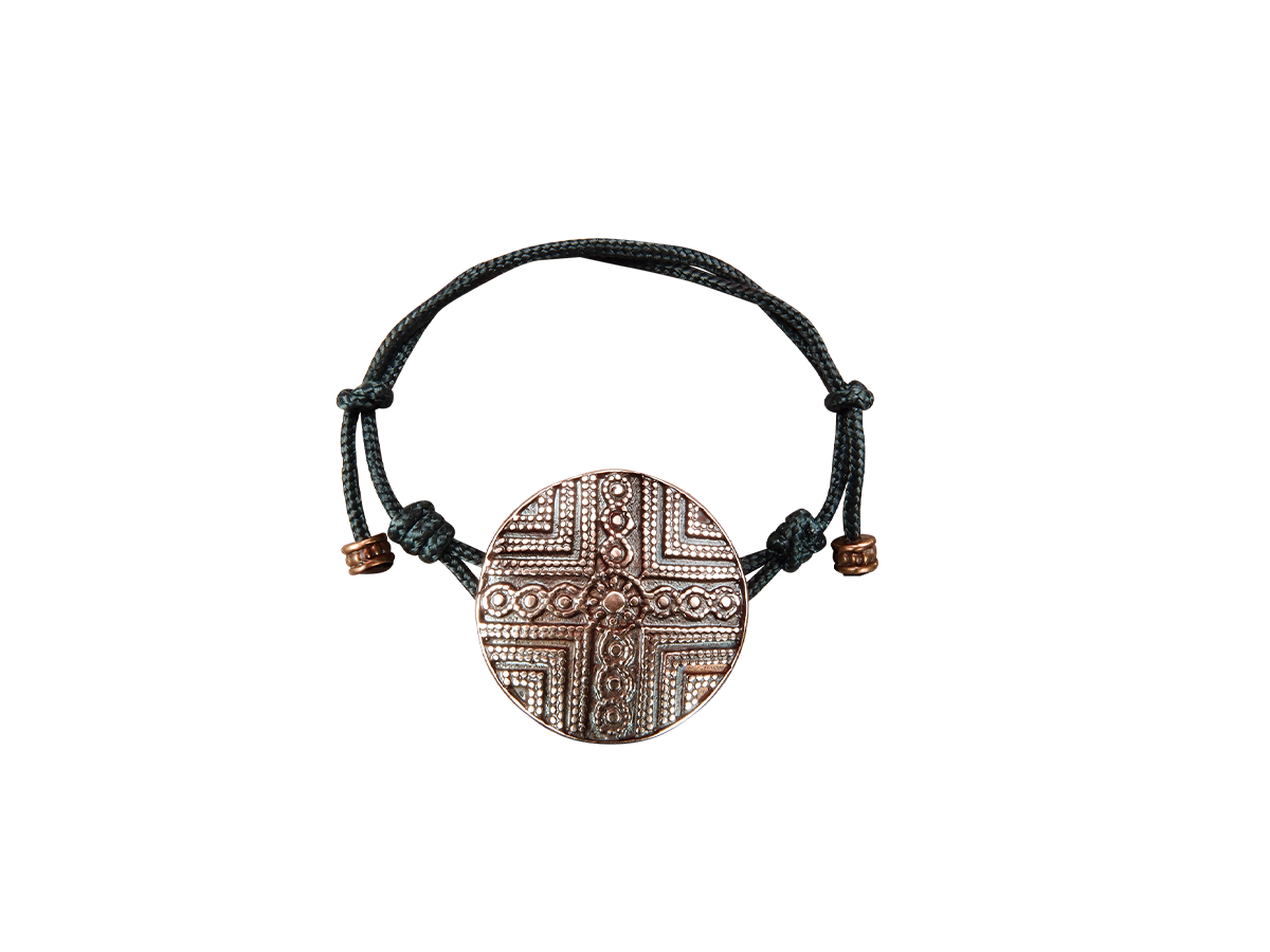 Браслет-шнурок «Пашня» № 1