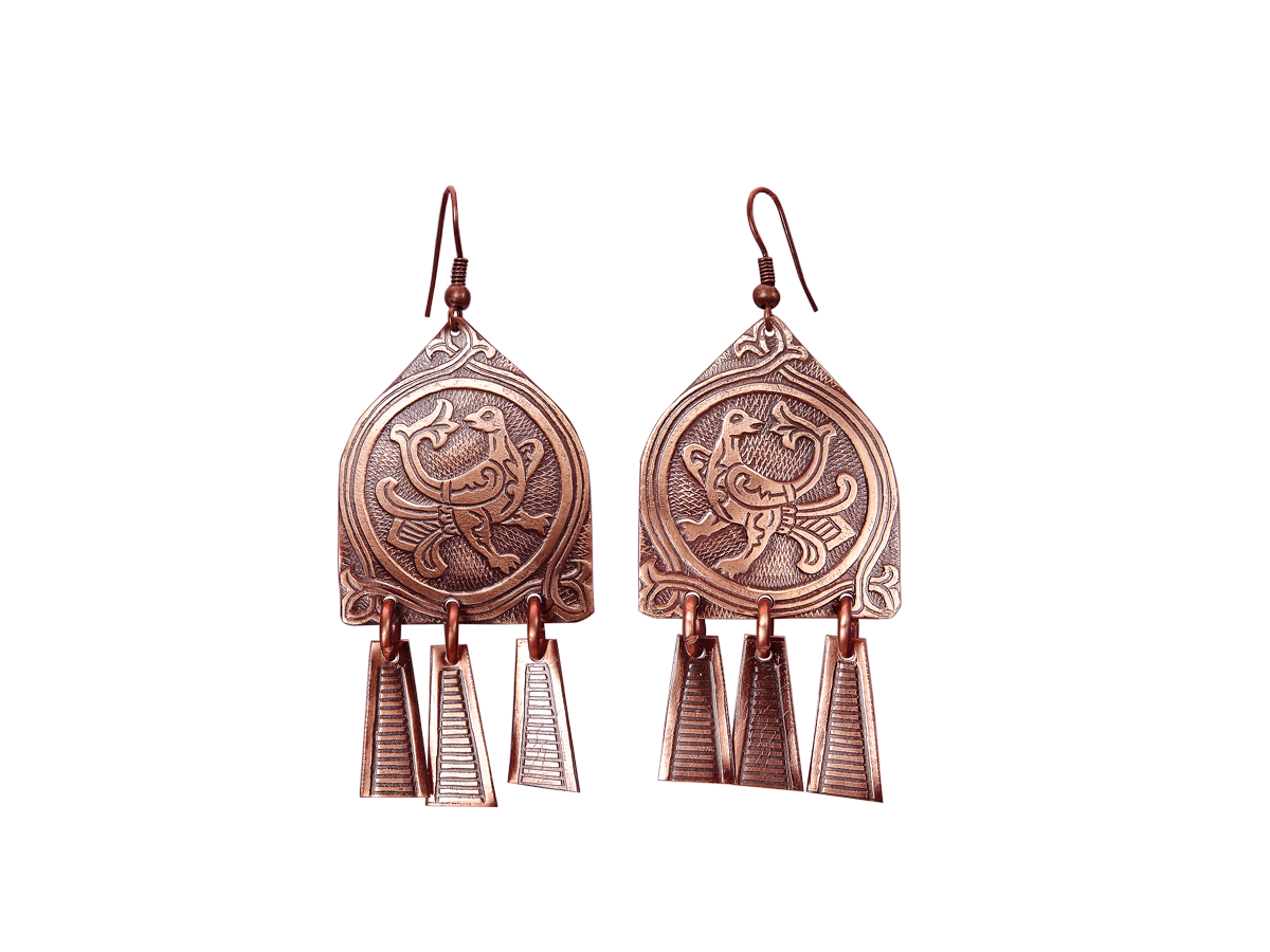 Серьги шумящие «Горлица»