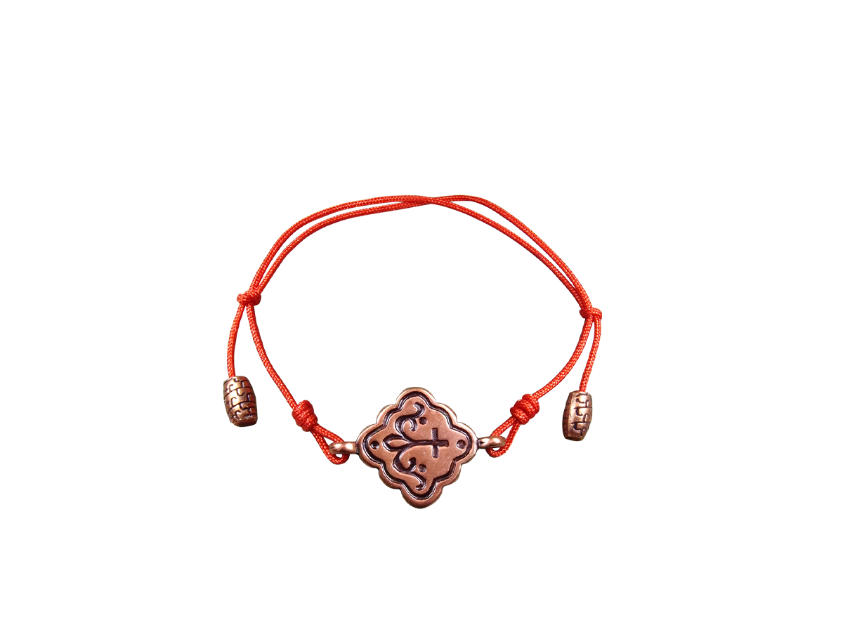 Браслет-шнурок «Процветший крест» № 2