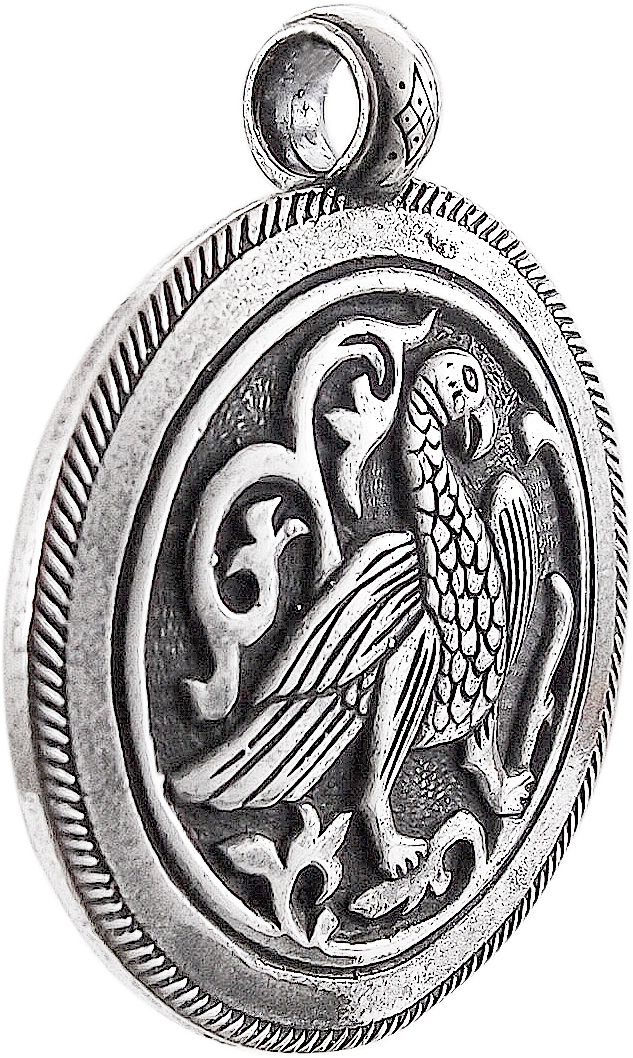 Подвеска литая «Суздальская птица»