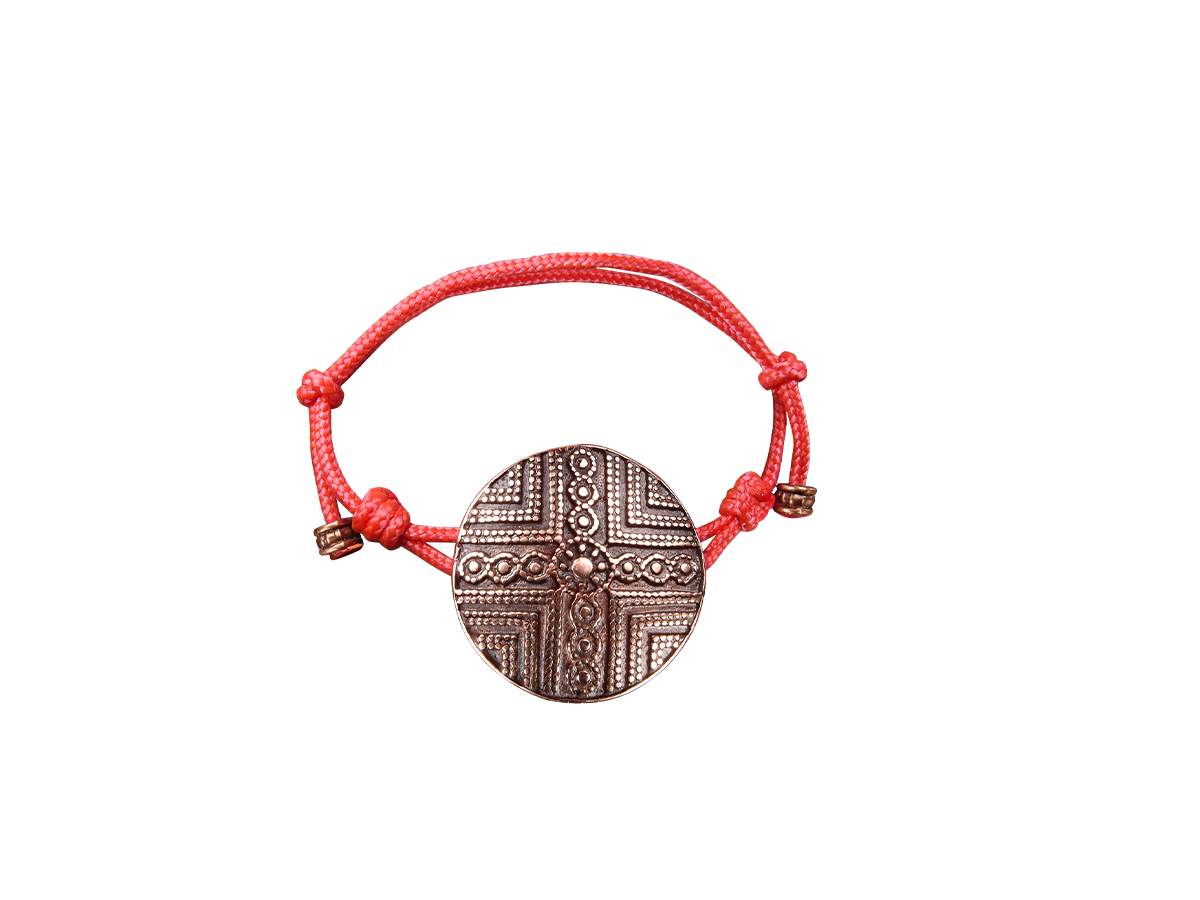 Браслет-шнурок «Пашня» № 1