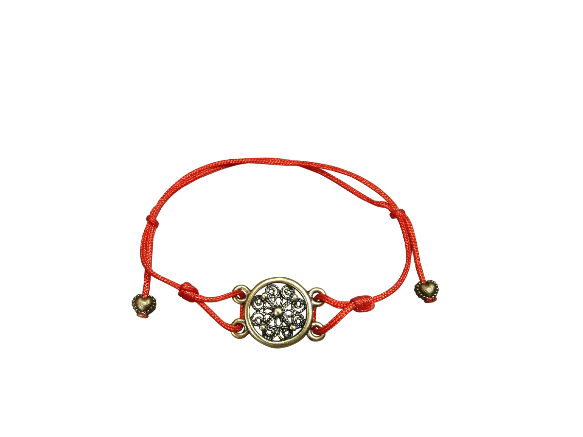 Браслет-шнурок «Маргаритка»