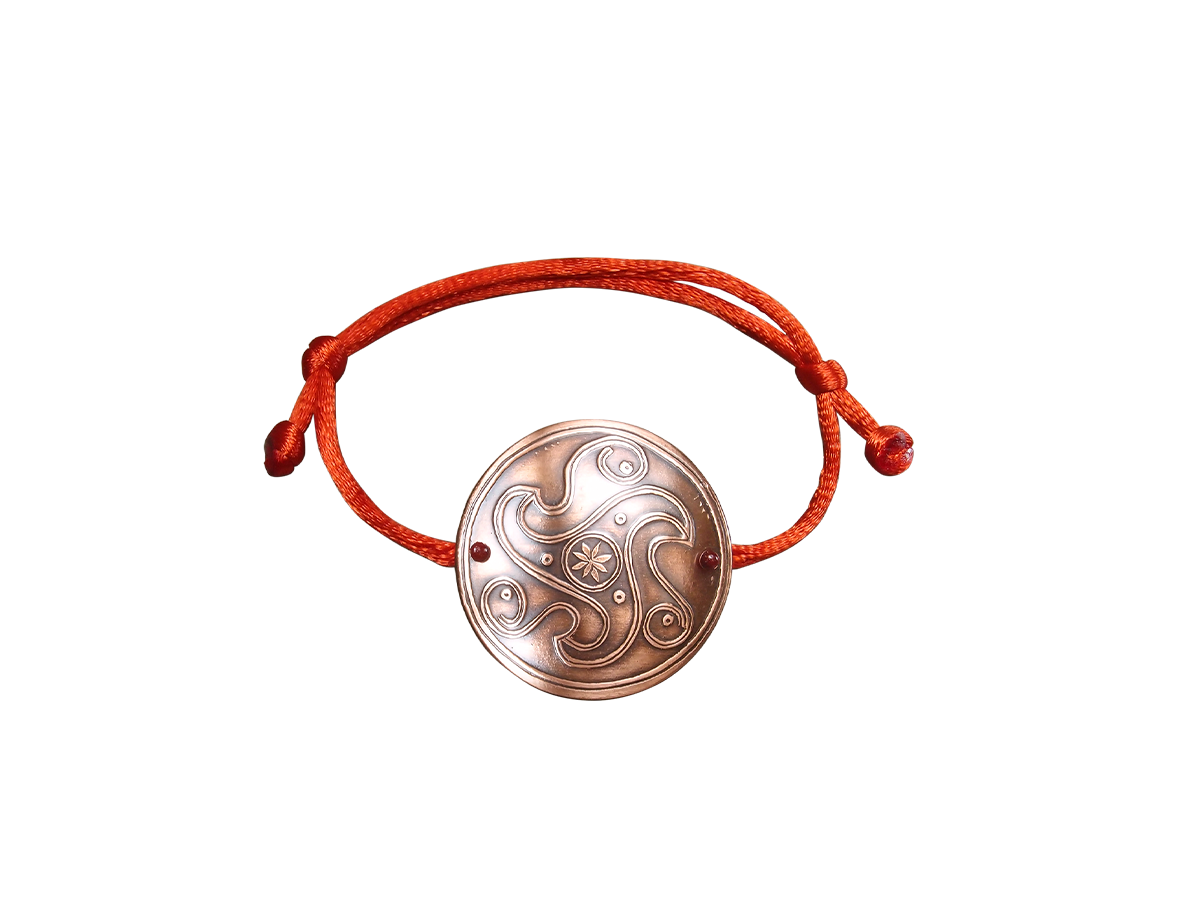 Браслет-шнурок «Трискелион»