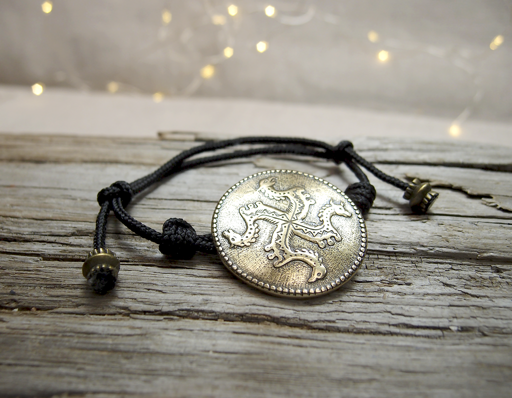 Браслет-шнурок «Солнцеворот»