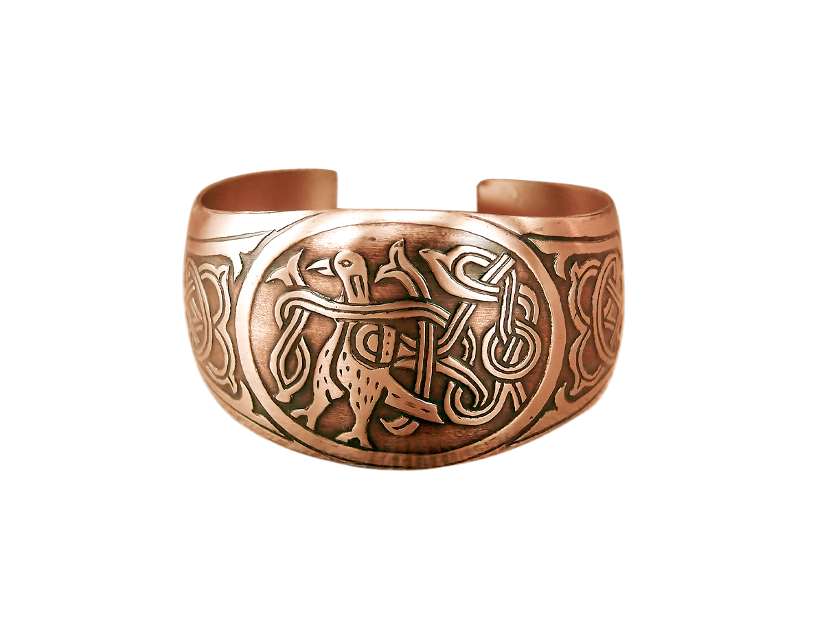 Браслет «Птица с переплетенным хвостом»