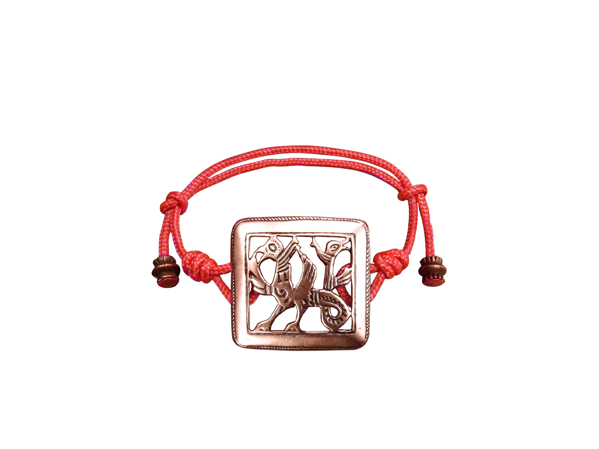 Браслет-шнурок «Двуглавый грифон»