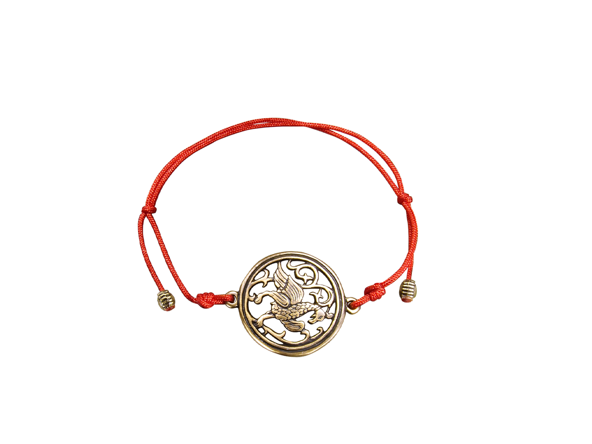 Браслет-шнурок «Суздальская птица»