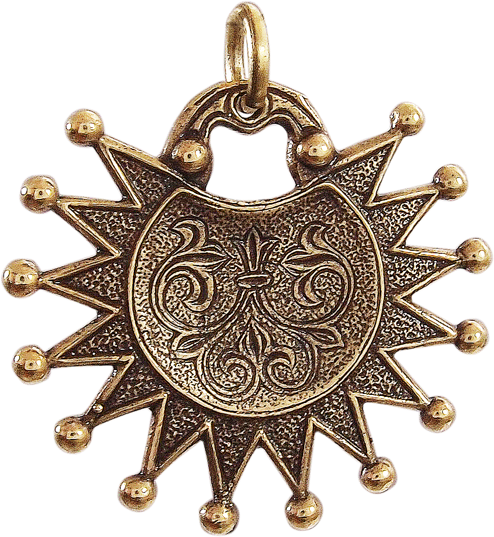 Колт жемчужный «Алконост, смотрящий влево»