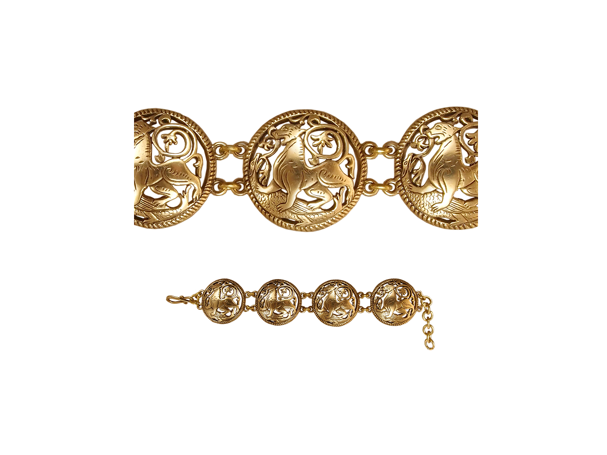 Браслет прорезной «Суздальский лев»