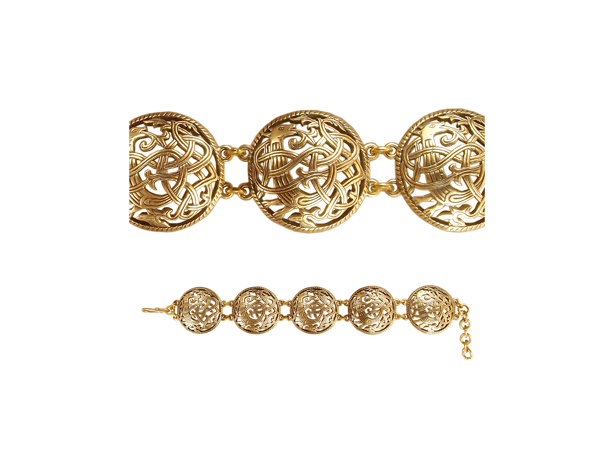 Браслет прорезной «Неведомый зверь»