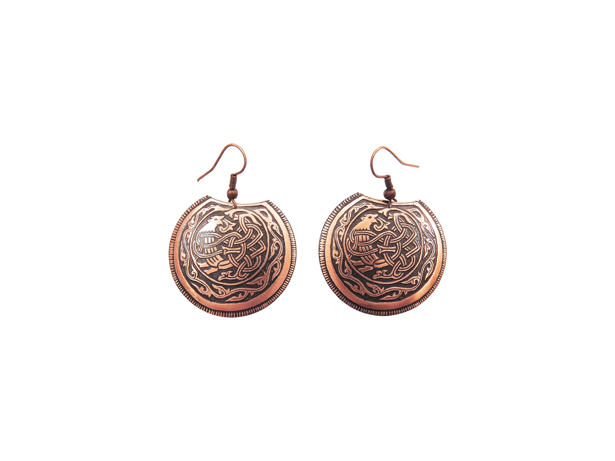 Серьги «Неведомый зверь»