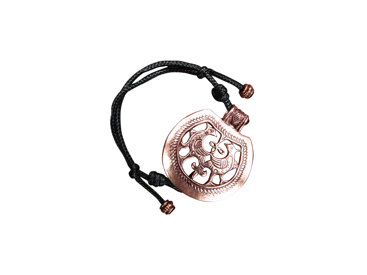 Браслет-шнурок «Пара мирных птиц»