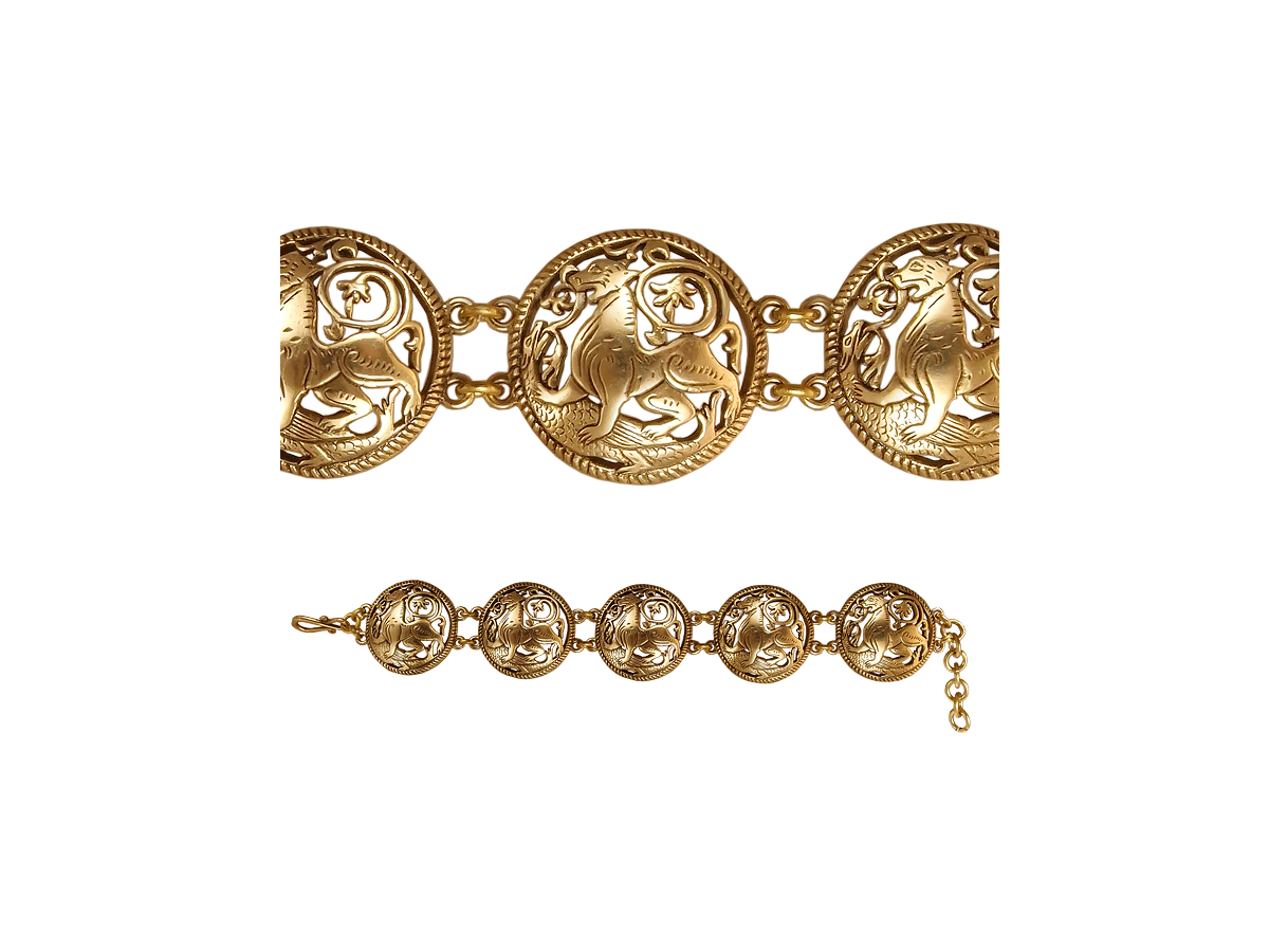 Браслет прорезной «Суздальский лев»