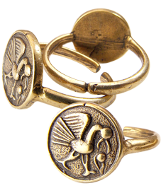 Кольцо «Птица с яйцом»