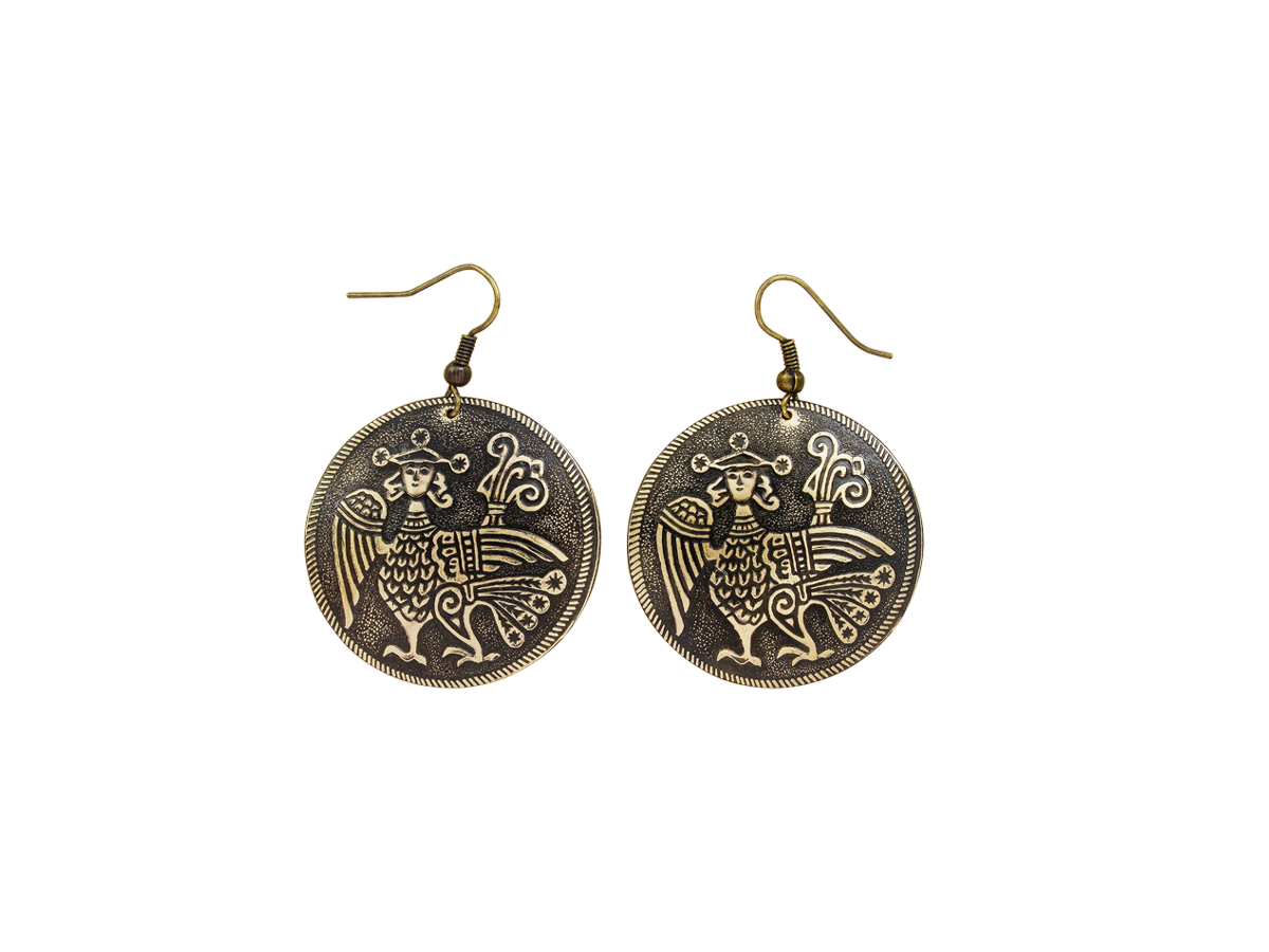 Серьги «Алконост»