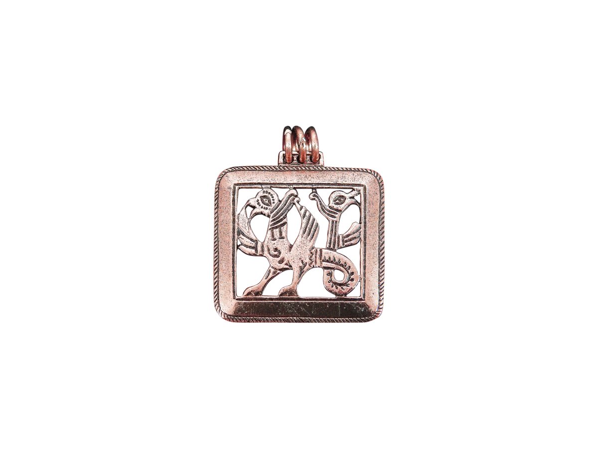 Подвеска прорезная «Двуглавый грифон»