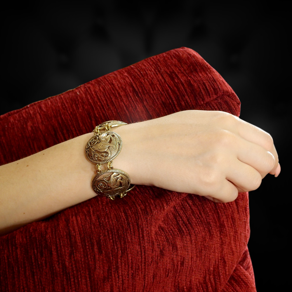 Браслет прорезной «Суздальский лев»