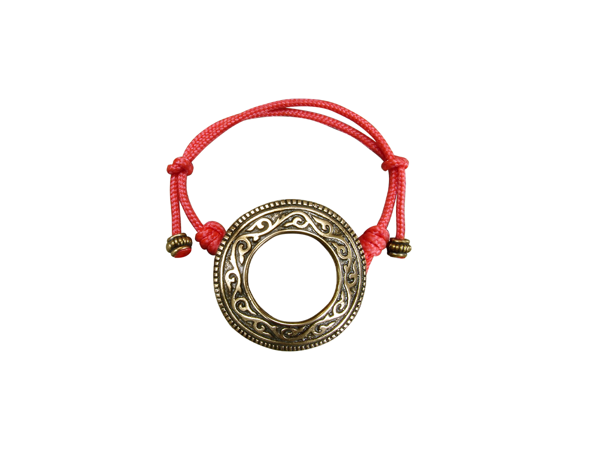 Браслет-шнурок трансформер «Новгородский кольцевидный»