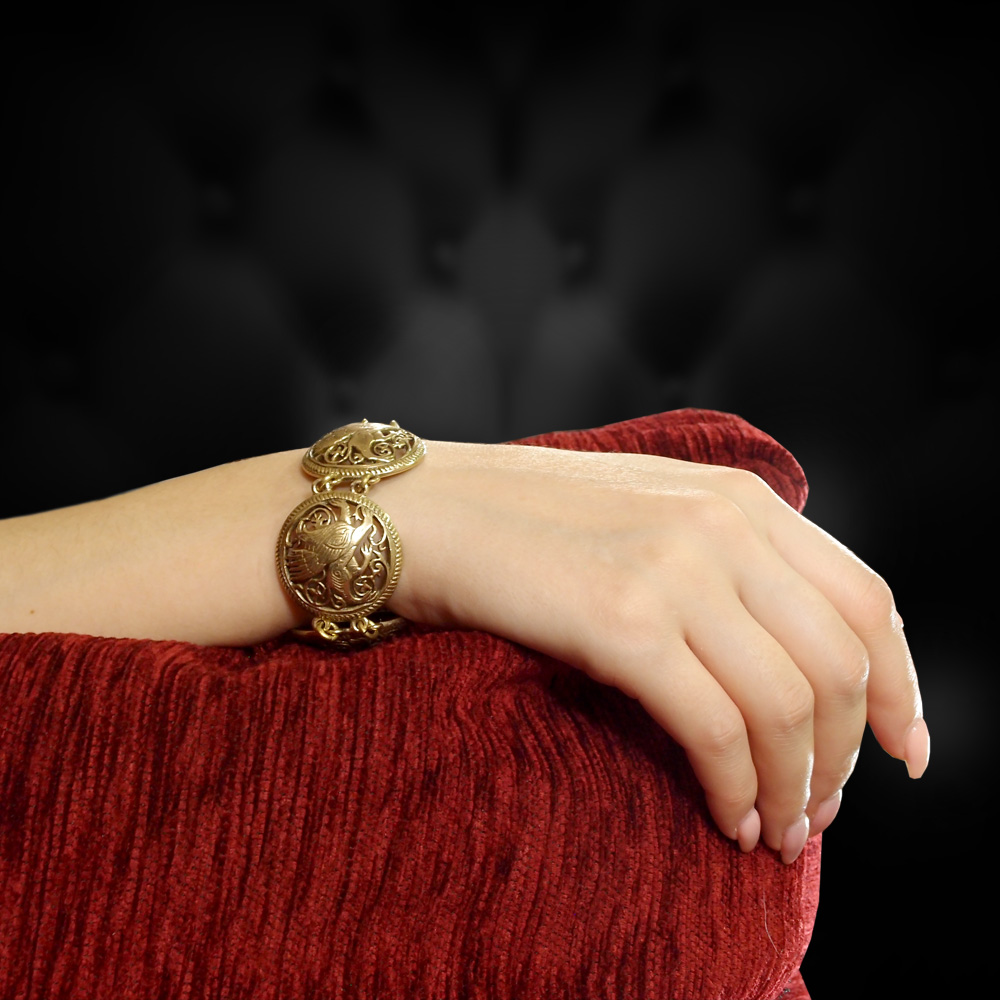 Браслет прорезной «Суздальский грифон»