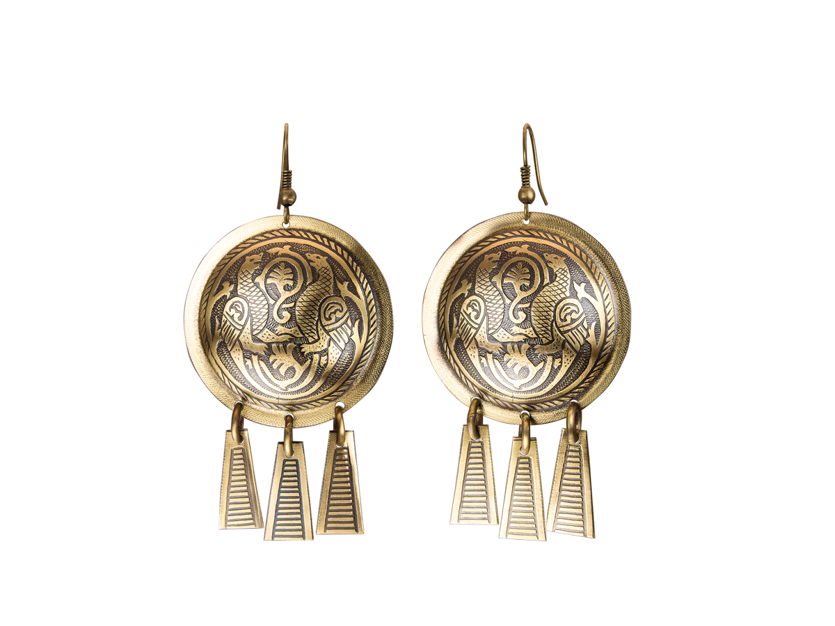 Серьги шумящие «Симарглы»