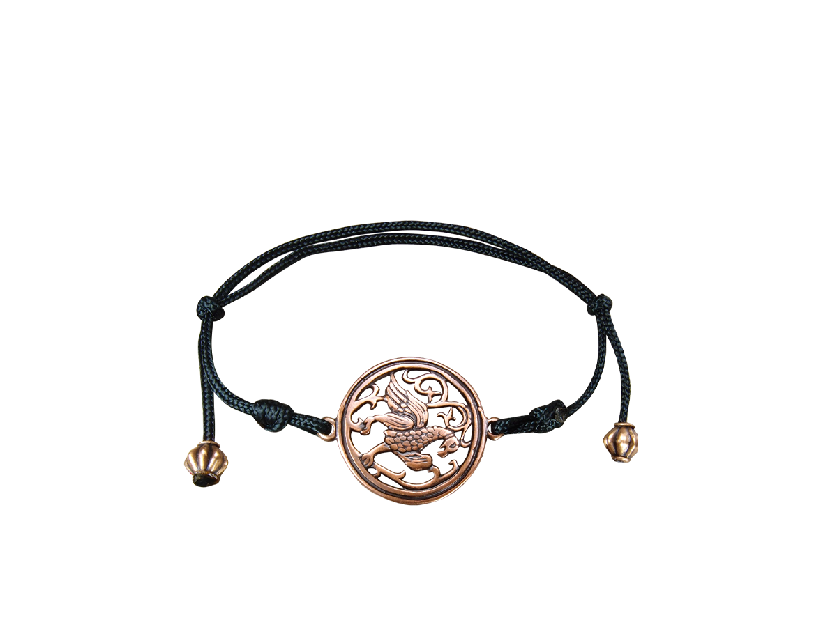 Браслет-шнурок «Суздальская птица»