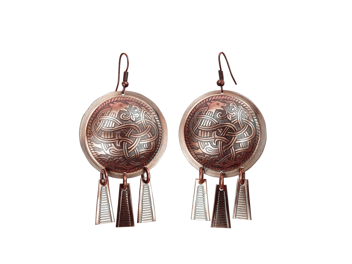 Серьги шумящие «Неведомый зверь»