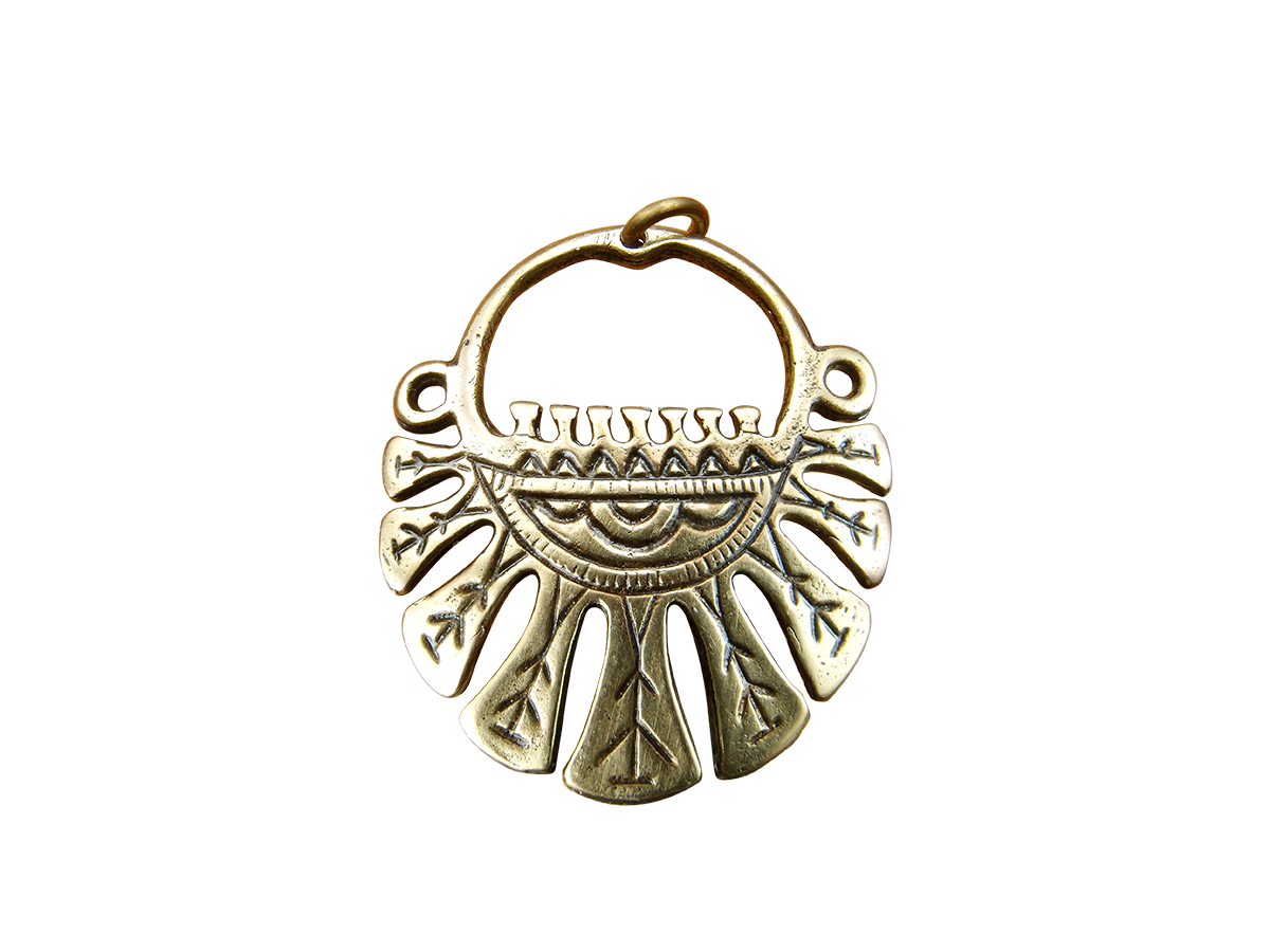 Девятилопастное височное кольцо